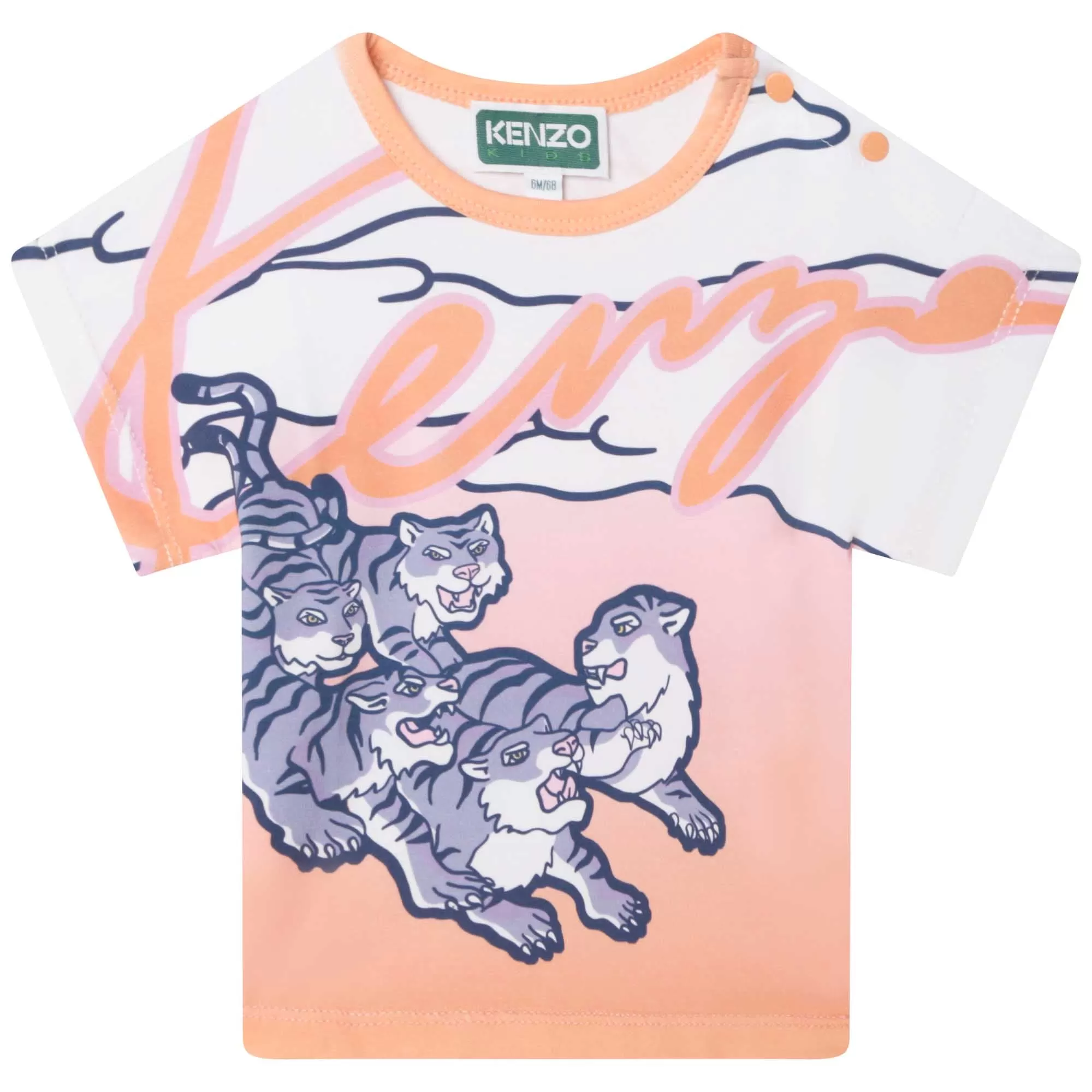 Playera KENZO blanca para bebés