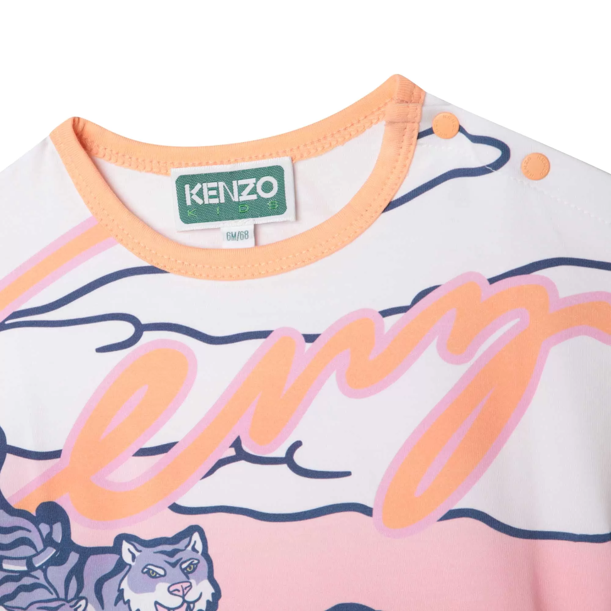 Playera KENZO blanca para bebés