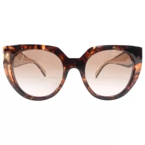 Prada Brown Acetate and Beige Sunglasses SPR14W