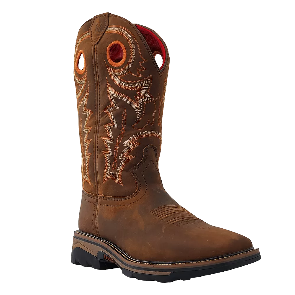 'R. Watson' Men's 12 Western EH SR Steel Toe - Hazel Bay