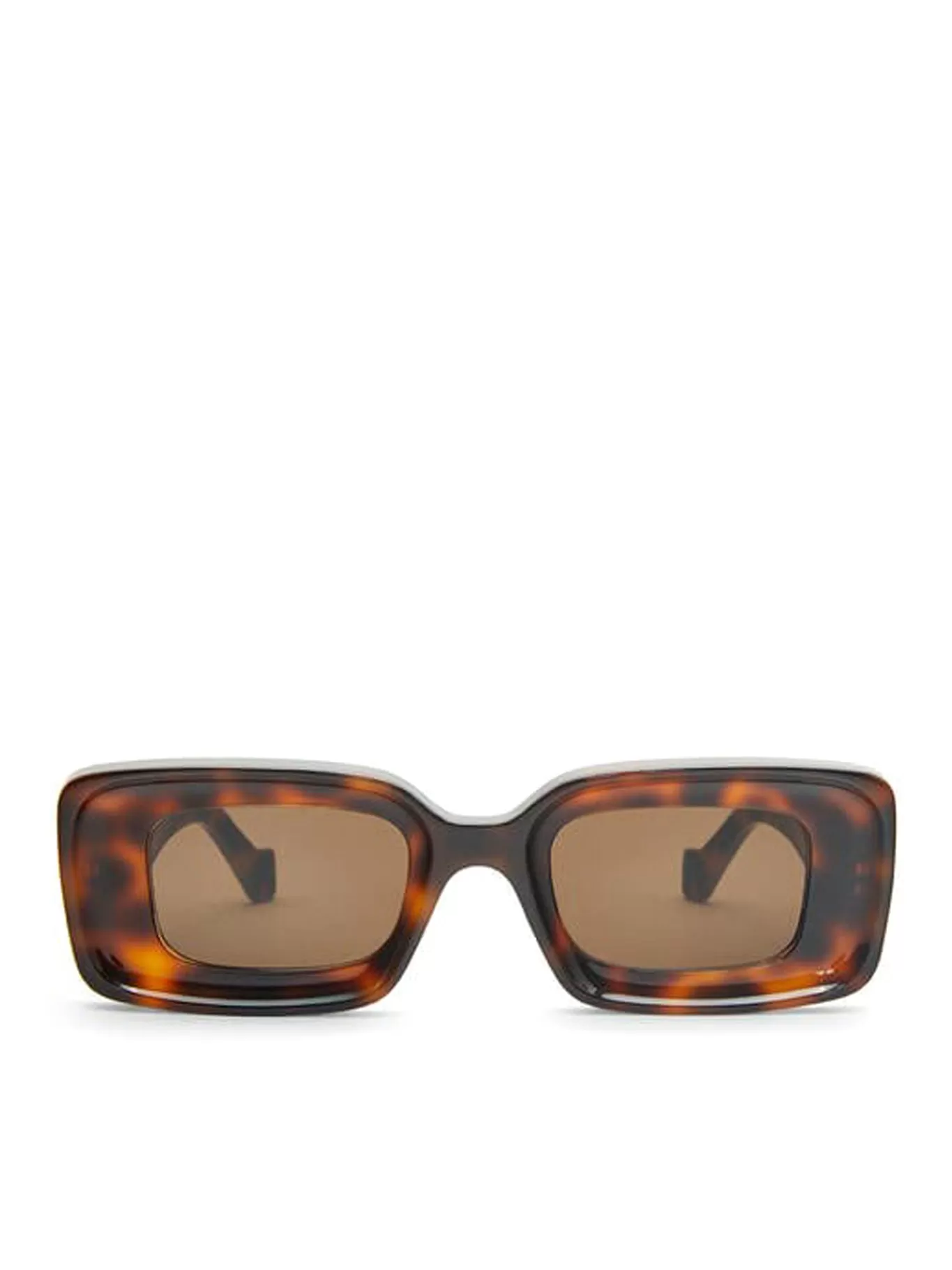 Rectangular sunglasses in acetate