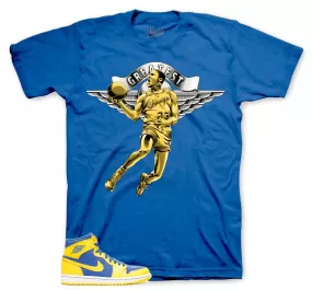 Retro 1 Laney Shirt - Greatest - Royal