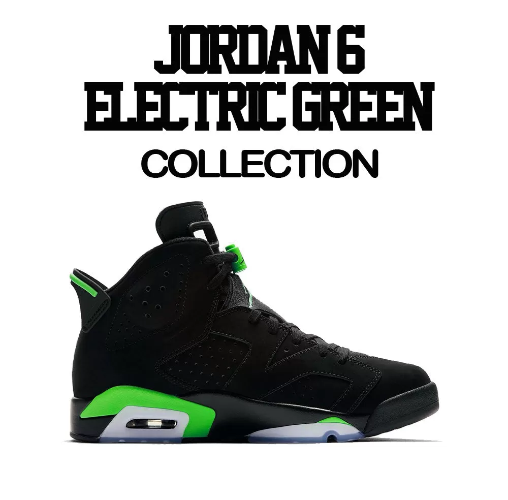 Retro 6 Electric Green Shirt - Prosper - Black