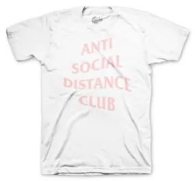 Retro 6 Gold hoops Shirt - Social Distance - White