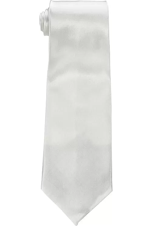 Roaring 20s Gangster White Neck Tie for Adults