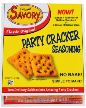 Savory Saltine Party Cracker Mix - (three flavors)