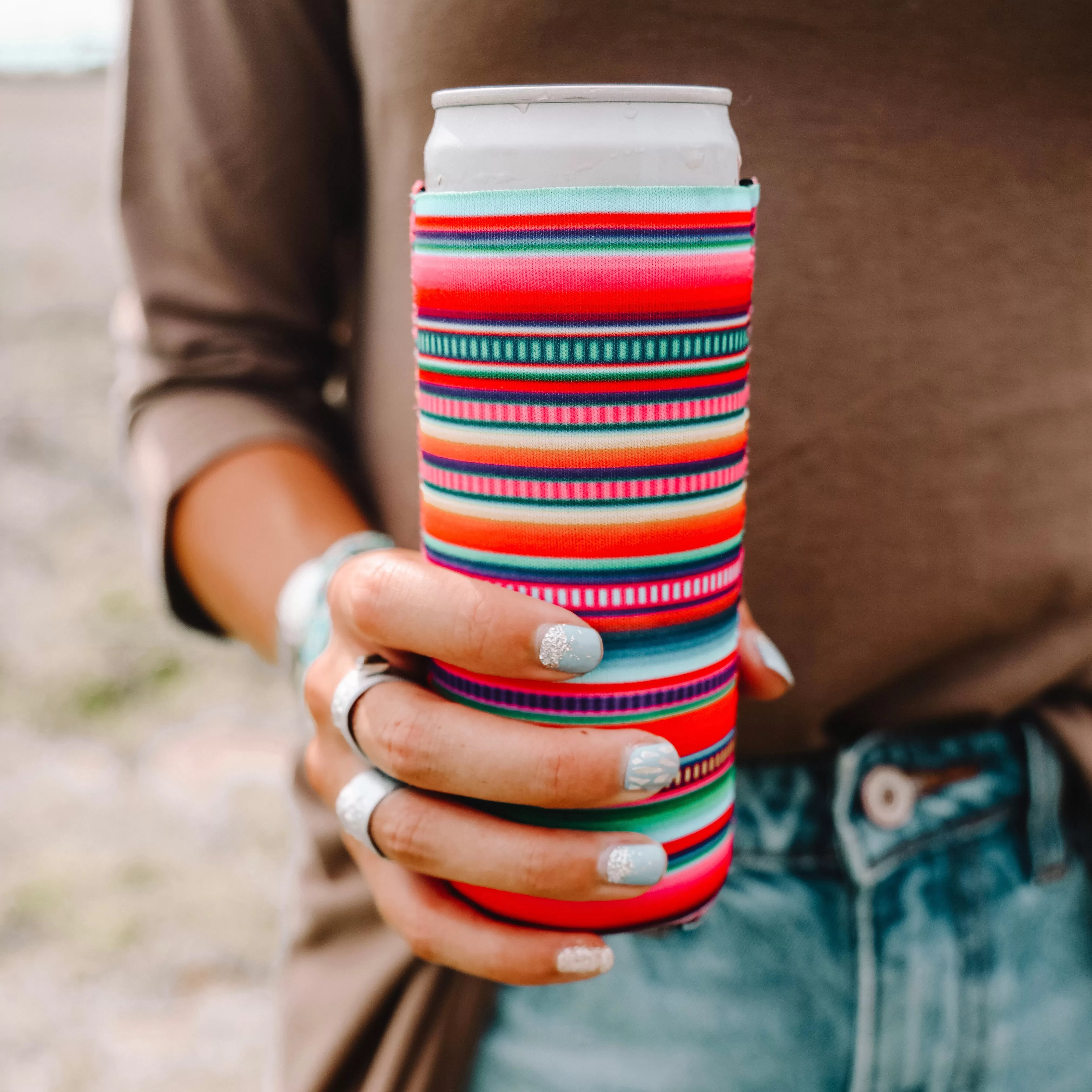 Serape Sunrise Tall Coozie 2-Pack