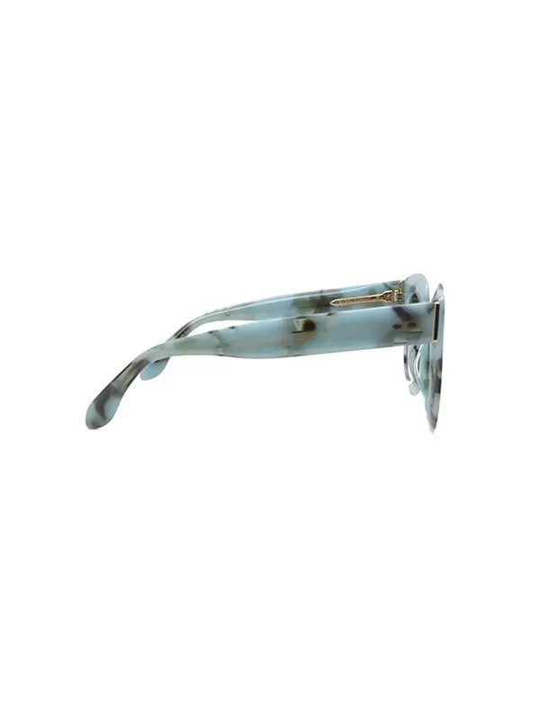 Steffy Square Sunglasses in Marble Green