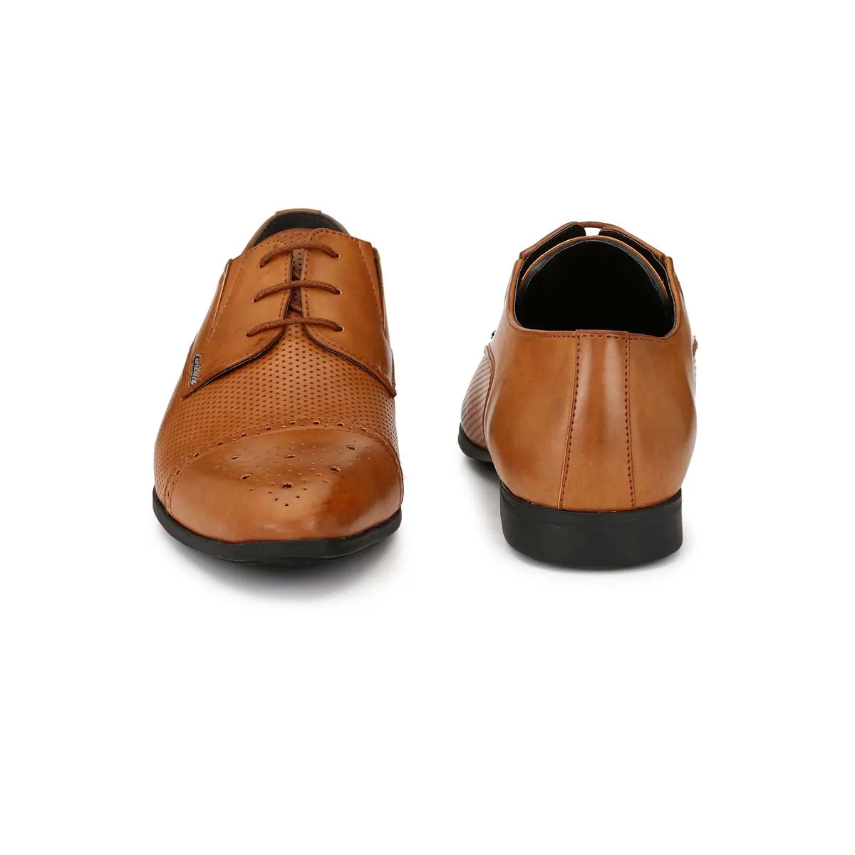 Tan Buckle Loafers