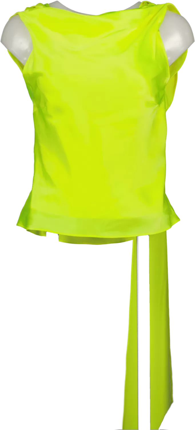 The Bar Yellow Simone Top UK S