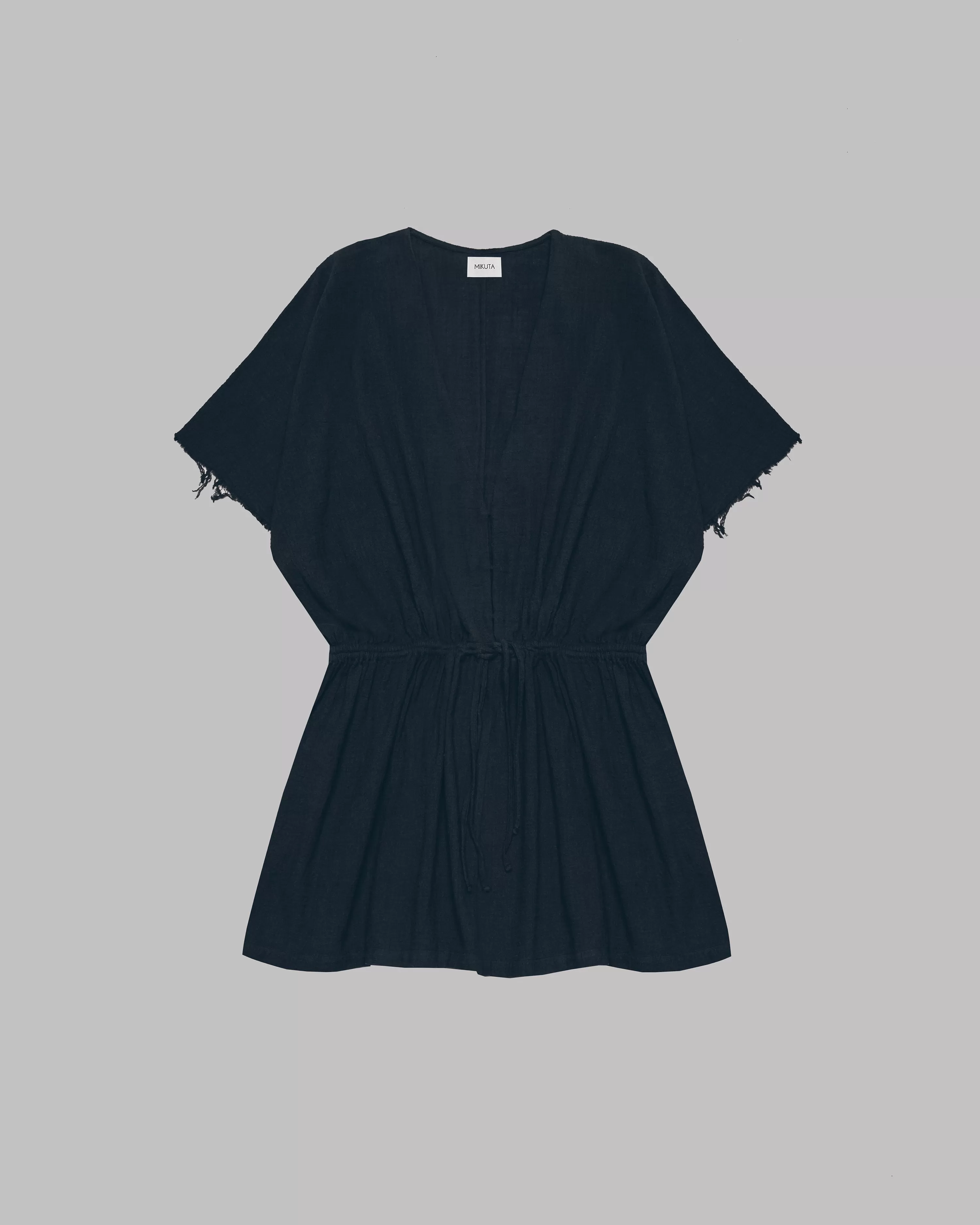 The Black Short Kaftan Dress