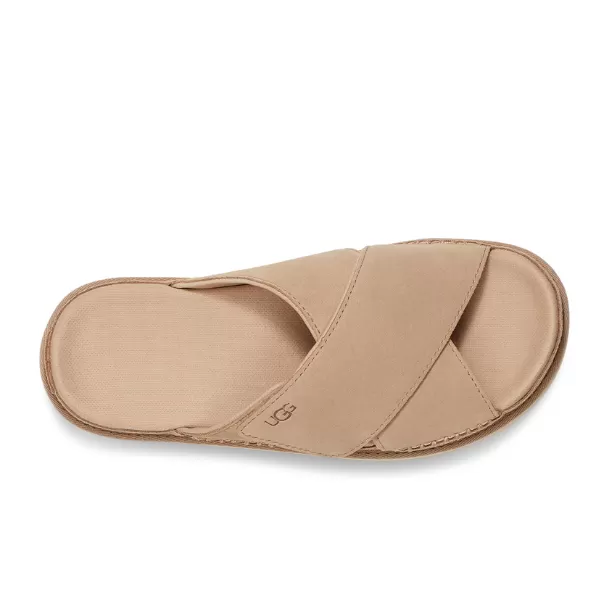 UGG Women's Goldenstar Cross Slide Driftwood