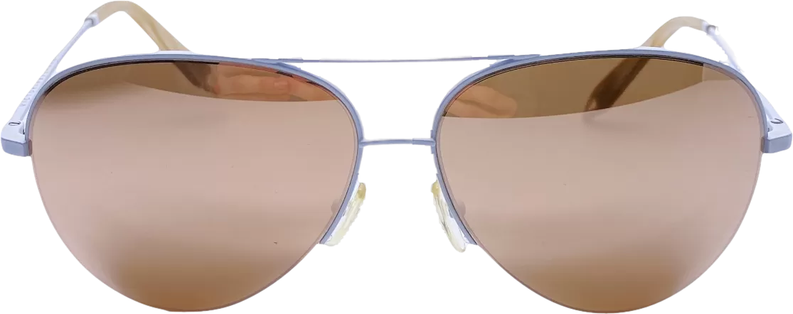 Victoria Beckham White Vbs100 C18 Sunglasses One Size