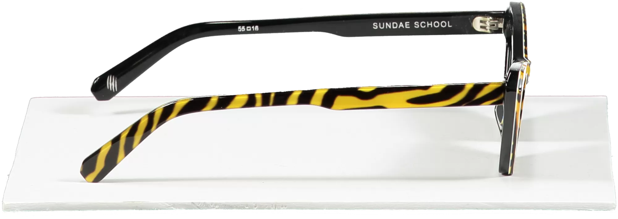 Yellow Chimi X Sundae School Square Sunglasses - Tiger