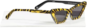 Yellow Chimi X Sundae School Square Sunglasses - Tiger