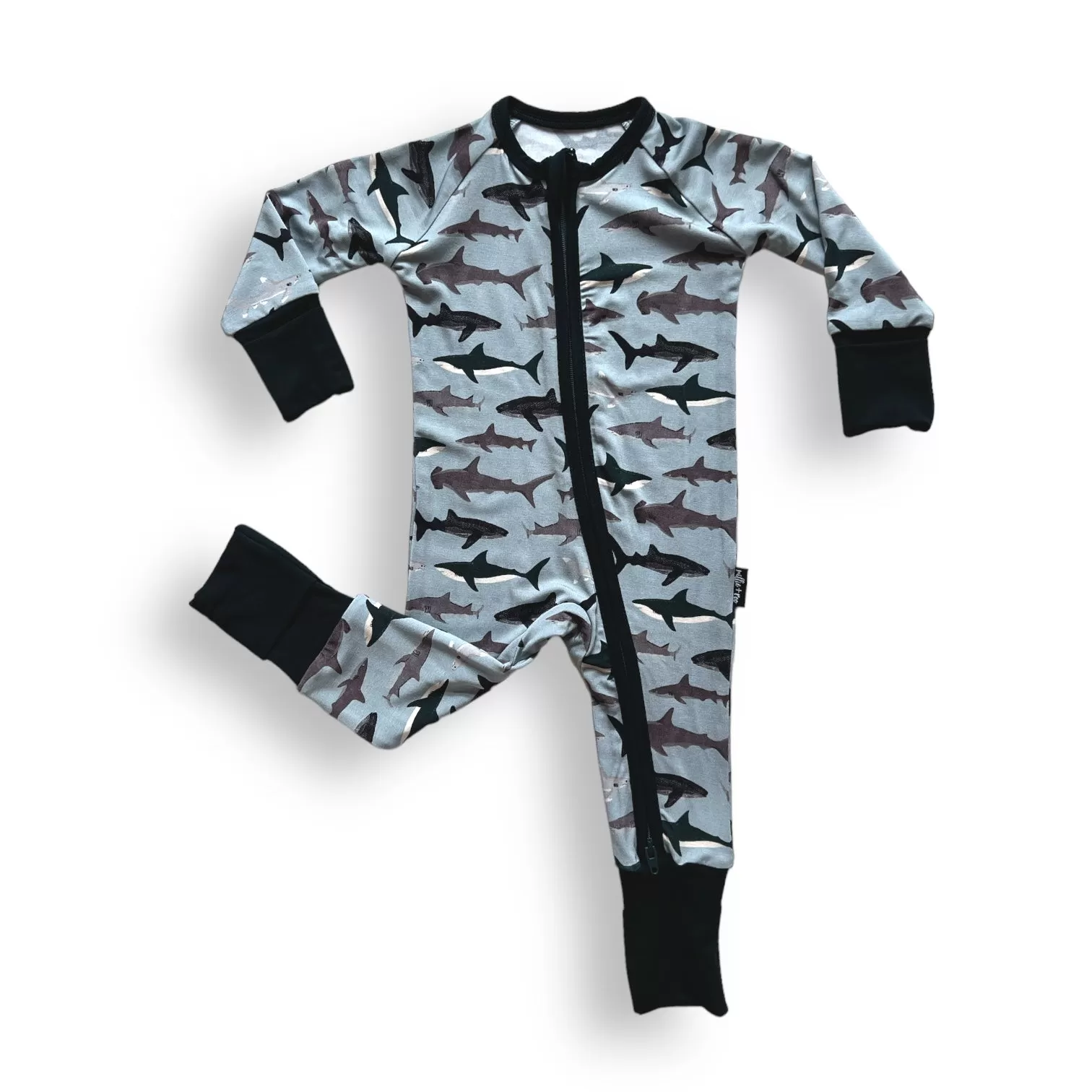 ZIP ROMPER - Sharks