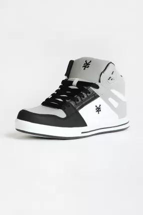 Zoo York Mens Grey and Black High Tops